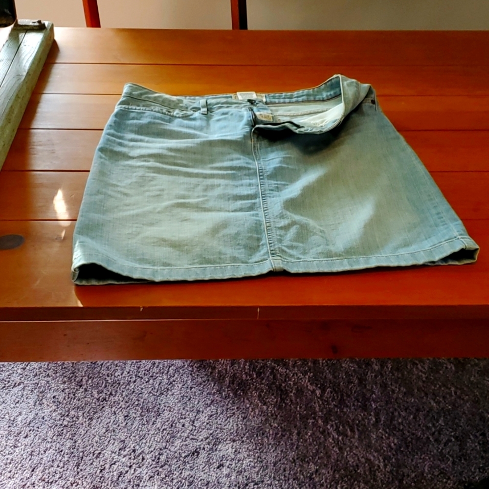 L.L.Bean blue Jean skirt